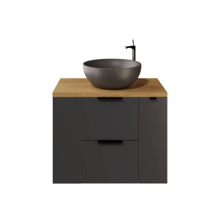 IÖ Modular SET21 Grafit Szafka modułowa wisząca 79.6x45.5x60cm, grafit mat