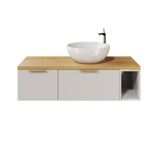 IÖ Modular SET12 Biały Szafka modułowa wisząca 118.8x45.5x30cm, biały połysk