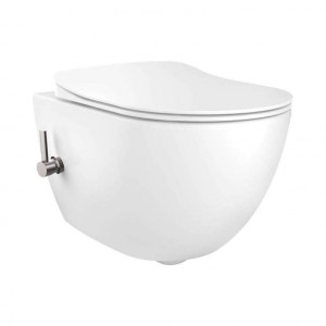 Ravak Azuri RimOff GPX2240065 Miska WC z funkcją bidetu z wbudowaną baterią, z deską wolnoopadającą