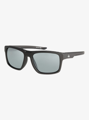 OKULARY QUIKSILVER BLENDER POLARIZED MATT METALIC BLK/FLASH SILVERP EQYEY03147