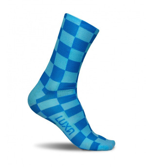 Skarpety rowerowe Luxa Squares Blue