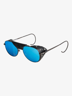 OKULARY QUIKSILVER FAIRWATHER MATTE BLACK FLASH BLUE EQYEY03102-XKKB