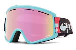 GOGLE NARCIARSKIE VONZIPPER CLEAVER B4BC WILDLIFE PINK CHROME + YELLOW GMSNVCLE BBS