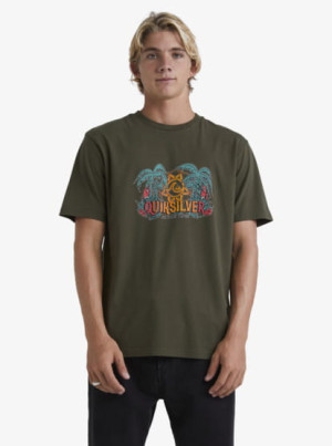 Quiksilver Dala Jungle t-shirt koszulka męska bawełniana AQYZT09579-CRE0