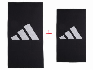 Adidas zestaw 2 ręczników sportowych 140 x 70 cm / 100 x 50 cm