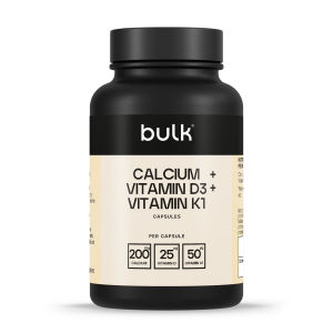 Kalzium + Vitamin D3 + Vitamin K1 Kapseln 1000 mg  - 90 Kapseln - Geschmacksneutral