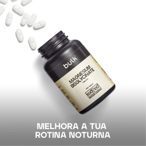Comprimidos de Bisglicinato de magnésio 500 mg  - 60 Tablets - Sem sabor