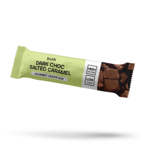 Barra vegan gourmet - 48g  - Chocolate negro Caramelo salgado