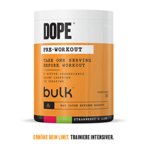 Dope Pre-Workout Strawberry & Lime 1020g