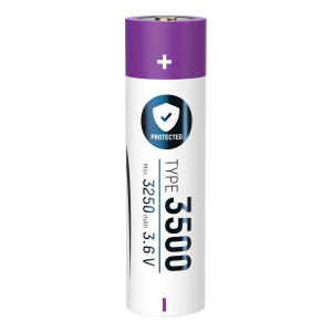 Ansmann 18650 3.6V Li-ion Rechargeable Battery 3500mAh 70mm Protected
