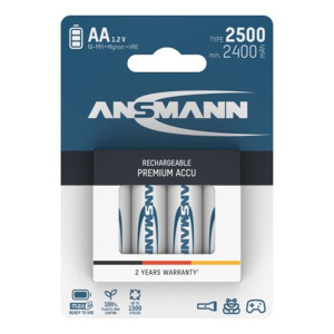 Ansmann Maxe AAA Rechargeable Batteries 800mAh NiMH 4Pack