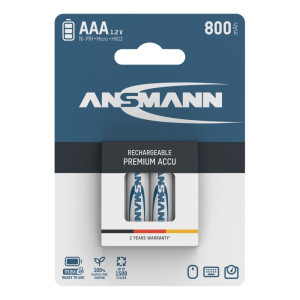Ansmann Maxe AAA Rechargeable Batteries 800mAh NiMH 4Pack