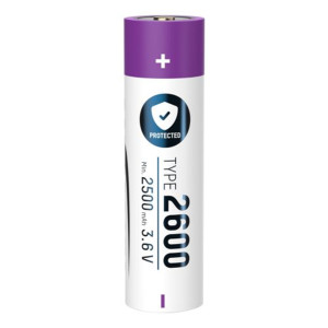Ansmann 18650 3.6V Li-ion Rechargeable Battery 2600mAh 70mm Protected