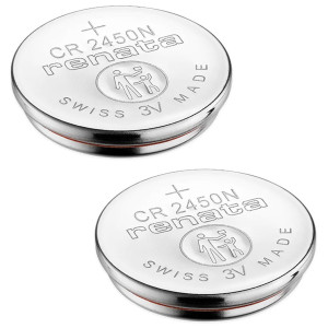 Renata CR2450N 3V Lithium Batteries   2-Pack