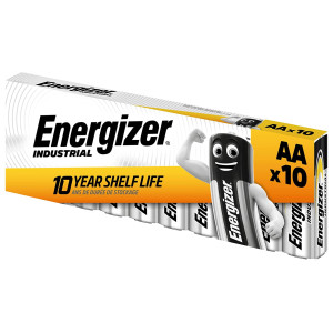 Energizer Industrial AA LR6 Alkaline Batteries (Box of 10)