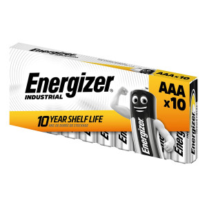 Energizer Industrial AAA LR03 Alkaline Batteries (Box of 10)