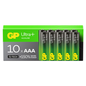 GP Batteries GP Ultra Plus G-Tech AAA Batteries 150% More Power   Box of 10