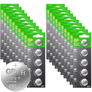 GP Batteries Box of 100   GP CR2450 Lithium Coin Cell Batteries