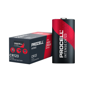 Box of 10 x Duracell Procell CR123 CR123A 3V Lithium Batteries