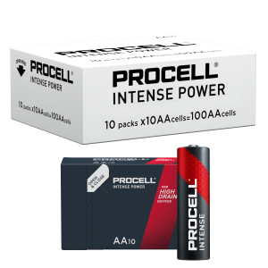 Duracell Procell Intense AA LR6 PX1500 Batteries   Box of 100