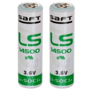 Saft 2 x AA Roller Garage Door Lithium Batteries 3.6v 2600mAh ER14505