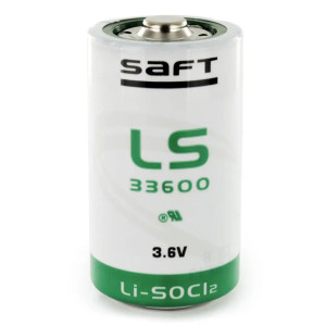 Saft LS33600 D Lithium Battery 3.6V Li-SOCl2
