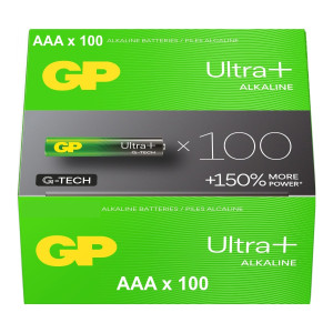 GP Batteries GP Ultra Plus G-Tech AAA Batteries 150% More Power   Box of 100