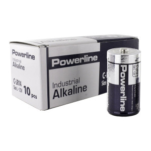 10 x Panasonic Powerline C LR14AD Industrial Alkaline Batteries