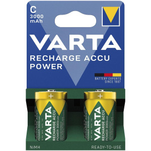 Varta Rechargeable C Size Batteries NiMH 3000mAh 56714 2-Pack