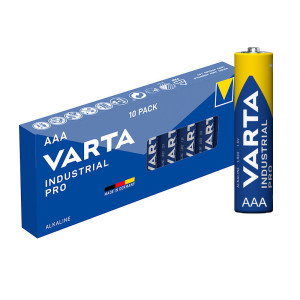 Varta Industrial Pro Alkaline AAA 4003 Batteries (Box of 10)