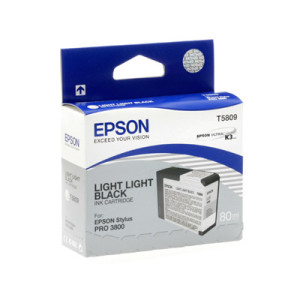Tinte T5809 Light Light Black, 80 ml - Epson Partner