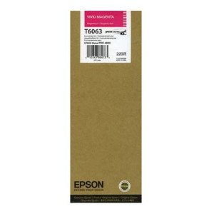 Tinte T6063 Vivid Magenta, 220 ml - Epson Partner