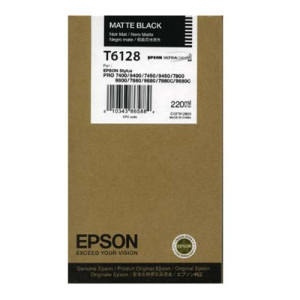 Tinte T6128 Matt Black, 220 ml - Epson Partner