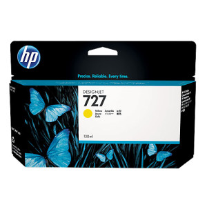 Tinte Nr. 727 B3P21A Yellow, 130 ml - HP Power Partner
