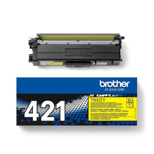 Brother Toner TN-421Y Gelb, 1.800 Seiten