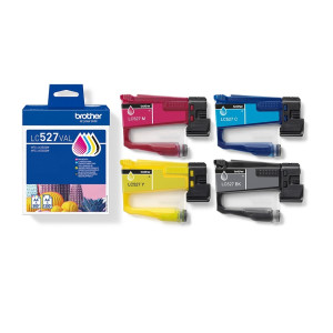 Brother Tinte LC527VAL Valuepack CMYK, 1x 1.300 + 3x 900 Seiten
