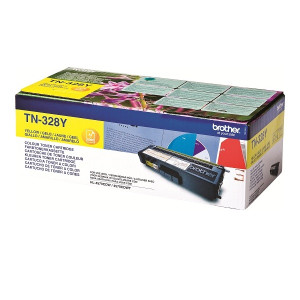 Brother Toner TN-328Y Gelb, 6.000 Seiten