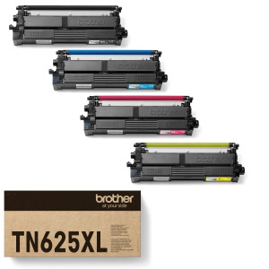 Brother Tonerset TN-625XL (Cyan, Magenta, Gelb, Schwarz)