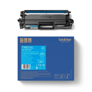 Brother Toner TN-821XLC Cyan, 9.000 Seiten