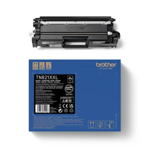 Brother Toner TN-821XXLBK Schwarz, 15.000 Seiten