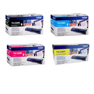 Brother Toner-Set TN-230 Multipack Cyan Magenta Gelb Schwarz DCP-9010 HL-3040 HL-3070 MFC-9120 MFC-9320 Toner Tonerset TN230 4-Pack 4er TN230BK TN230C
