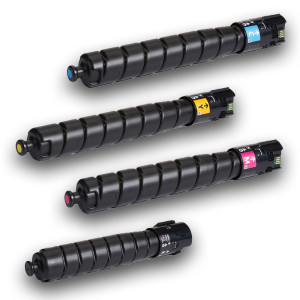 Toner-Set HC für C8000 Cyan Magenta Yellow Schwarz Toner 4-Pack - Xerox Platin Partner