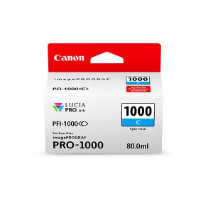 Tinte PFI-1000C Cyan, 80 ml - Canon Gold Partner