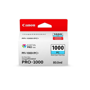 Tinte PFI-1000PC Photo Cyan, 80 ml - Canon Gold Partner