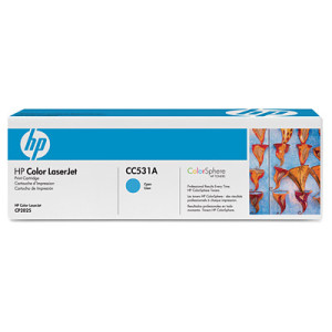 Toner Cyan CC531A für Color LaserJet CP2025 CM2320, 2k8 - HP Power Partner