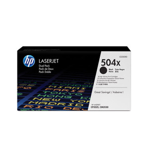 Toner Schwarz CE250XD für Color LaserJet CP3525 CM3530, 2x 10k5 - HP Power Partner