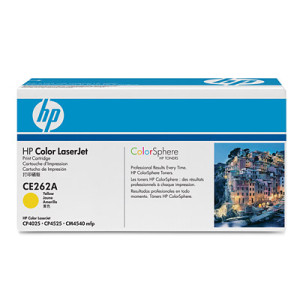 Toner Yellow CE262A für Color Laserjet CM4540 CP4025 CP4525, 11.000 Seiten - HP Power Partner