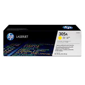 Toner 305A CE412A Yellow für Laserjet Pro 300 400, 2.600 Seiten - HP Power Partner