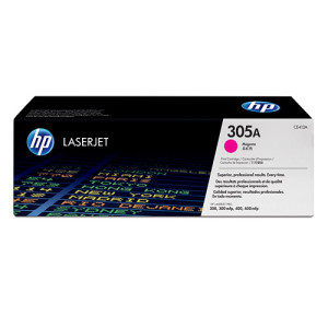 Toner 305A CE413A Magenta für Laserjet Pro 300 400, 2.600 Seiten - HP Power Partner
