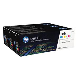 Tonerset CF370AM CMY für LaserJet Pro M351 M451 M375 M475, 3x 2.600 Seiten - HP Power Partner